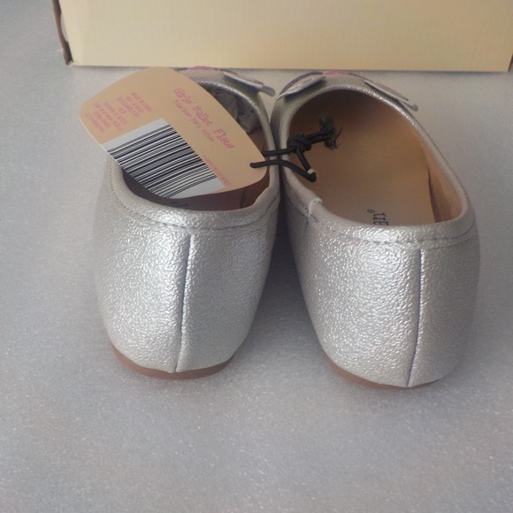 Girl's Silver/Pink Bunny Face Ballet Shoes NWT - Picture 4 of 8